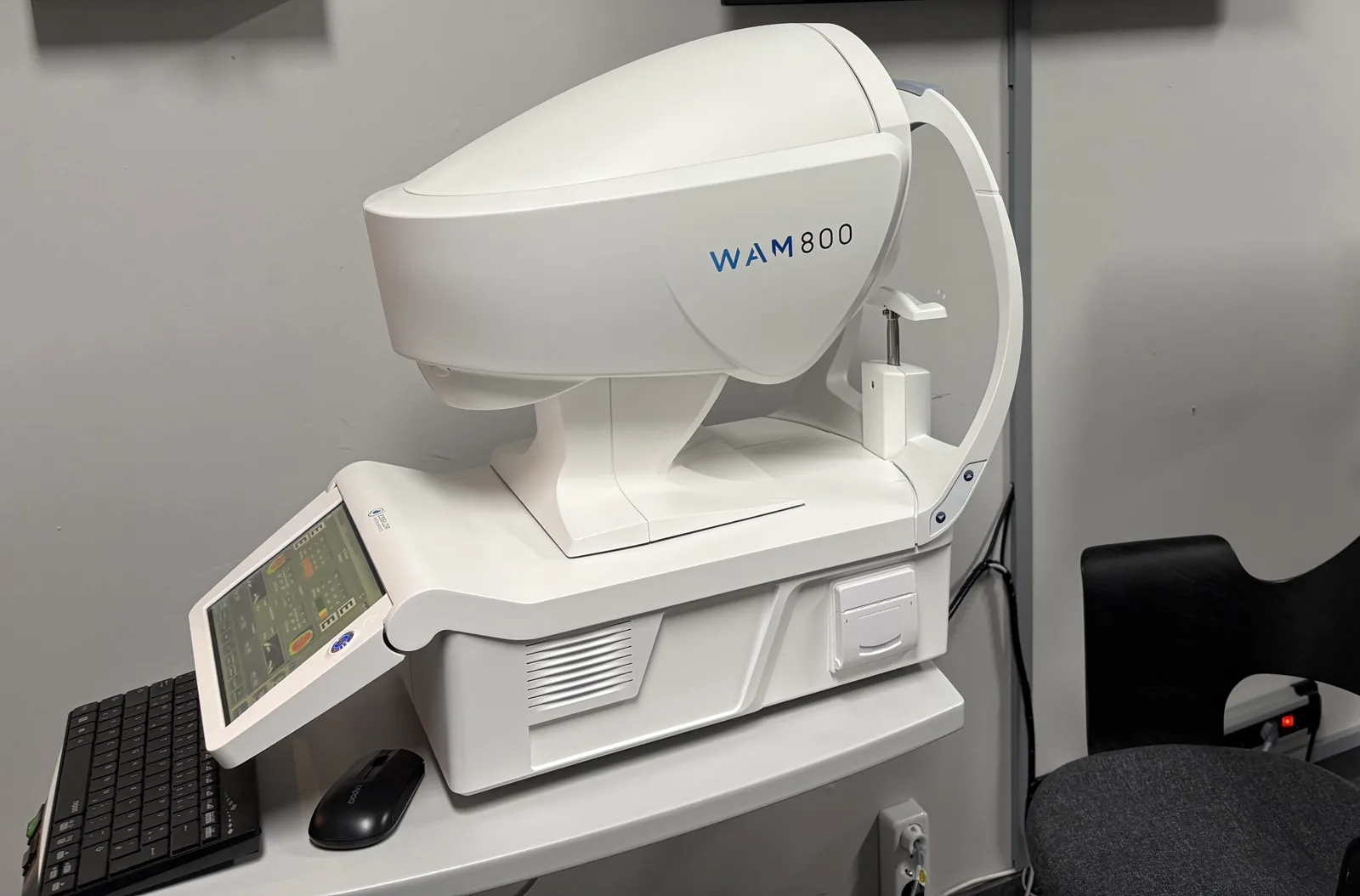 Wave Analyzer WAM800 im Messraum von die sichtbar
